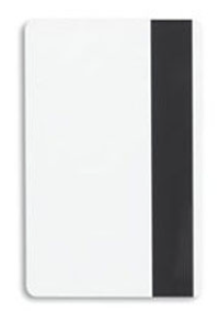 Zebra White  PVC Magnetic cards 30 mil
